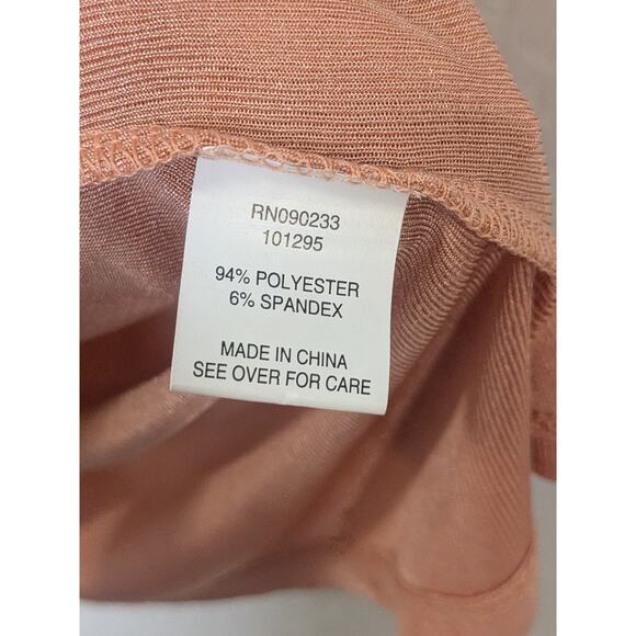 PACSUN Kendall & Kylie Peach Mini Spaghetti Strap Slip Dress Women Size Small - Picture 3 of 9